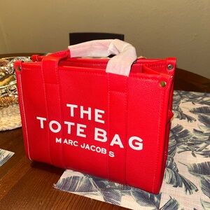 Marc Jacobs Vibrant Red Tote SM